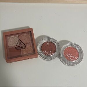 3CE and Etude House Shadows Kbeauty